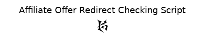 The page redirect checker